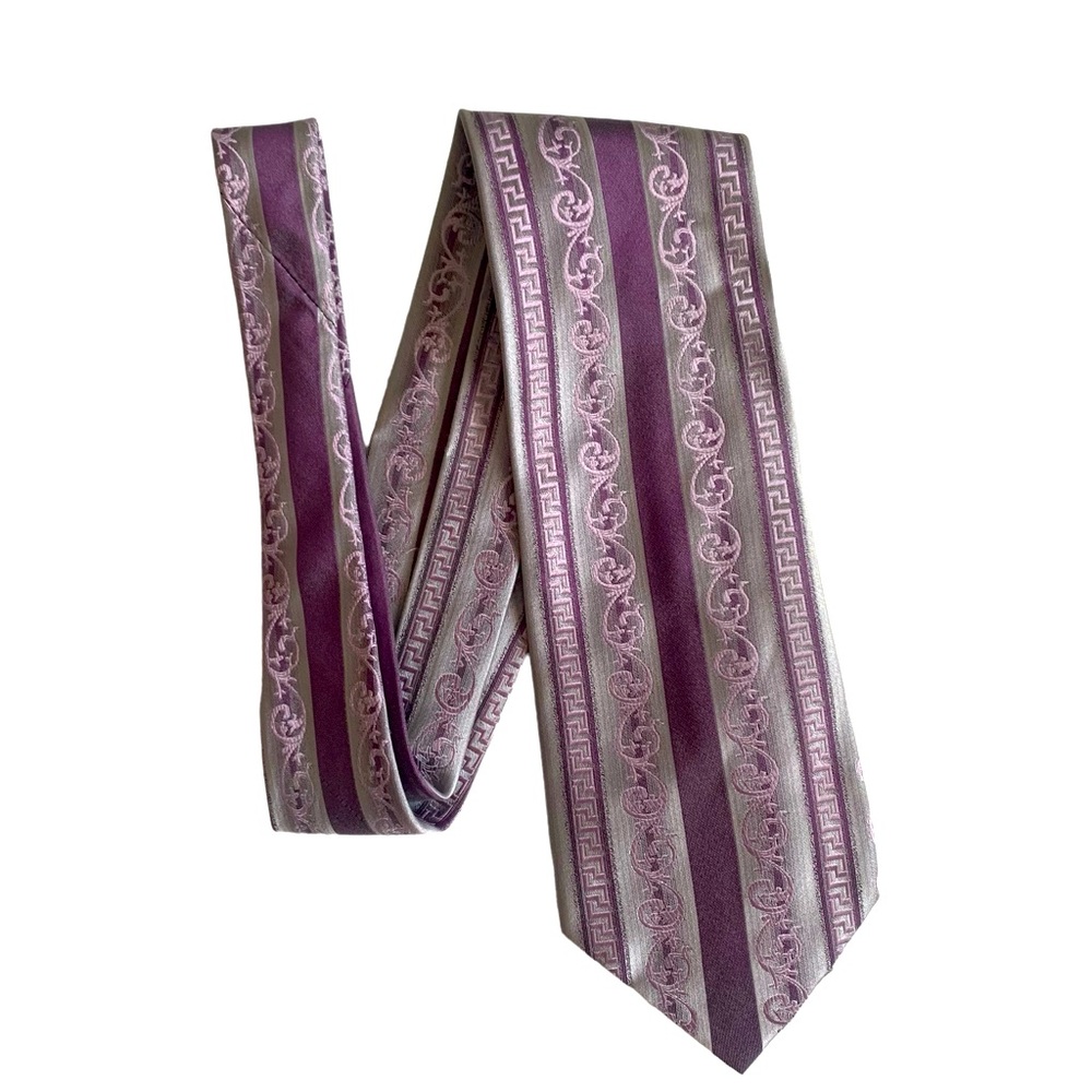 Steven Land Silk Handmade Purple  Tie